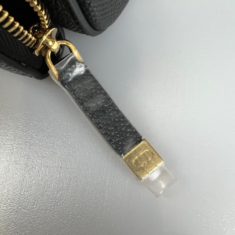 DIOR 黑金雙拉鍊相機包-7