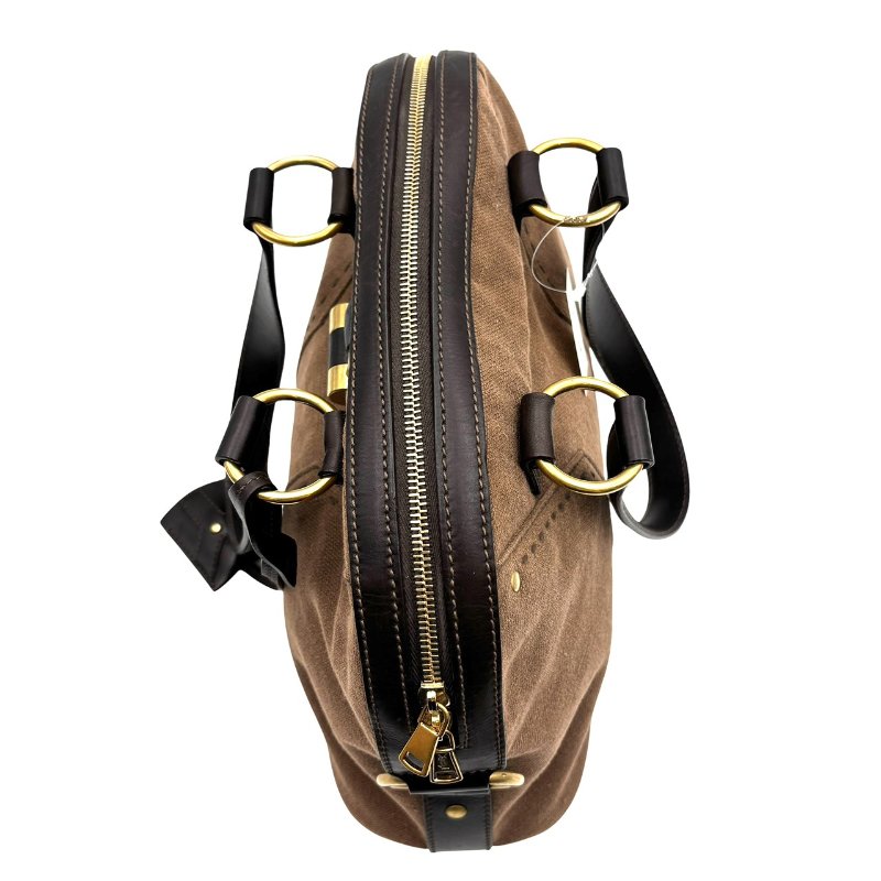 【美收精品】YSL 茶色手提包 C-528【隔月月中將轉賣至日本 上架期限30天】-4