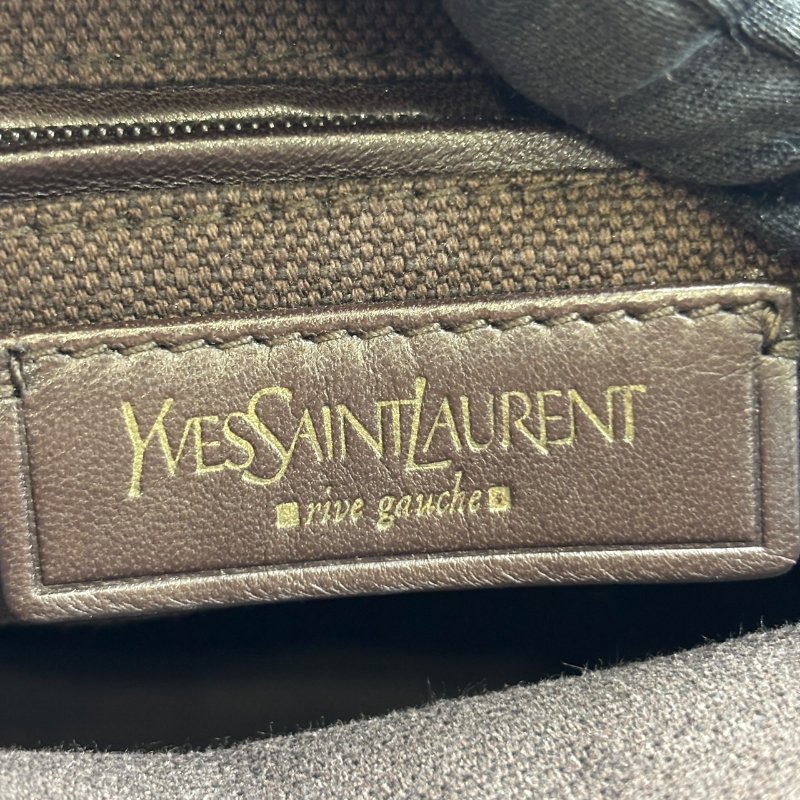 【美收精品】YSL 茶色手提包 C-528【隔月月中將轉賣至日本 上架期限30天】-15