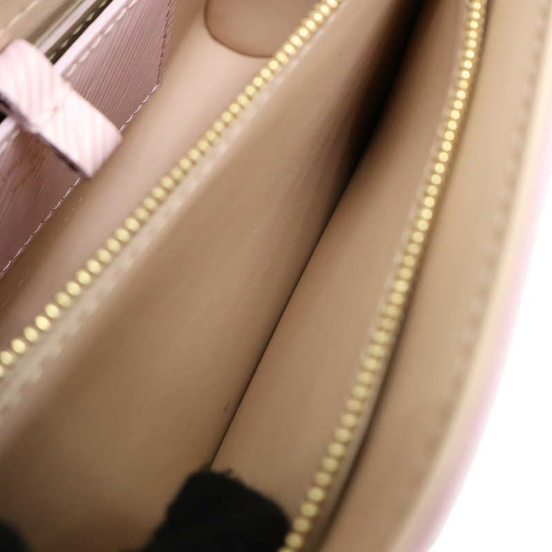 粉色 Epi水波紋牛皮 Twist MM 肩背包【LOUIS VUITTON LV 路易威登】-3
