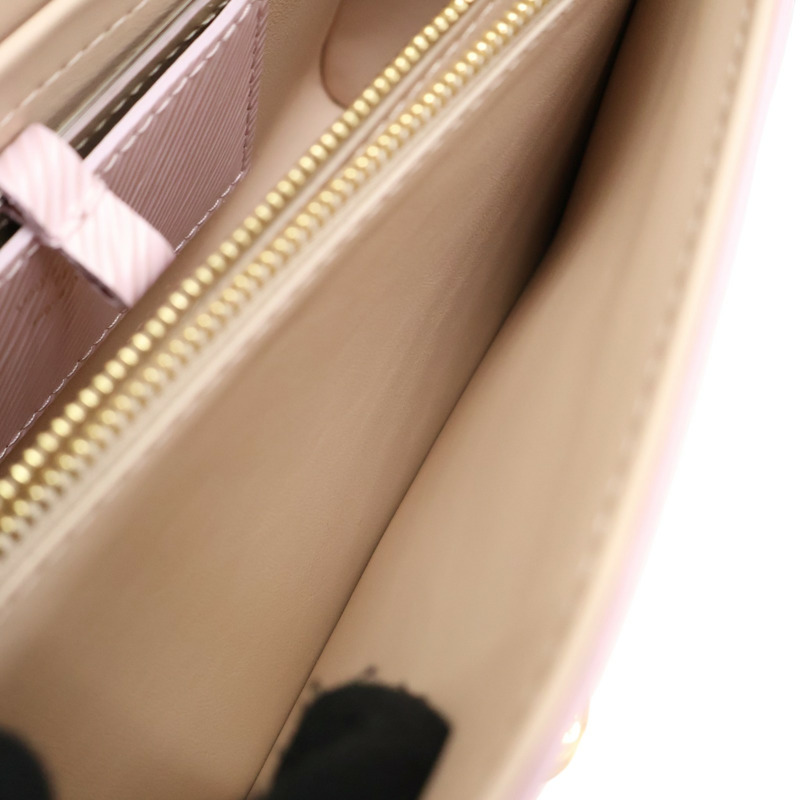 粉色 Epi水波紋牛皮 Twist MM 肩背包【LOUIS VUITTON LV 路易威登】-4