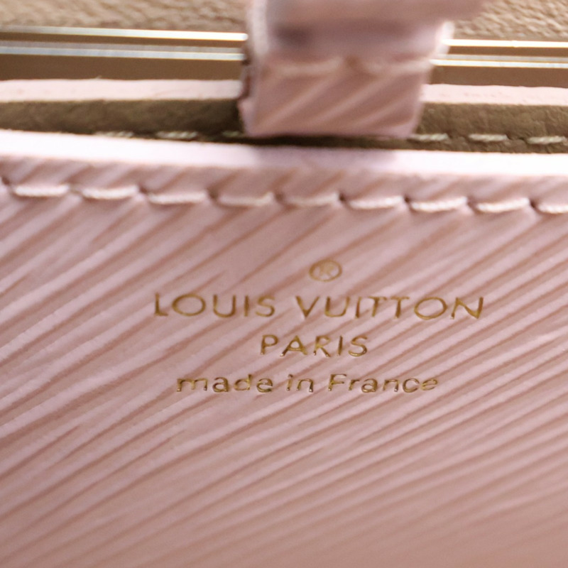 粉色 Epi水波紋牛皮 Twist MM 肩背包【LOUIS VUITTON LV 路易威登】-6