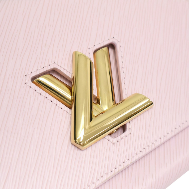 粉色 Epi水波紋牛皮 Twist MM 肩背包【LOUIS VUITTON LV 路易威登】-7