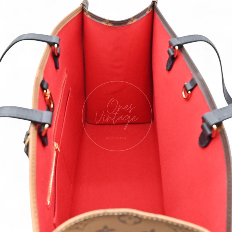 中古 路易威登 LOUIS VUITTON OnTheGo GM棕色 金釦 老花托特包 M45320-21