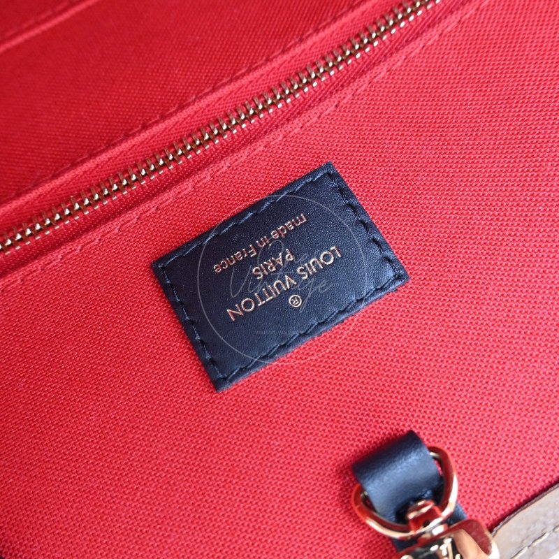 中古 路易威登 LOUIS VUITTON OnTheGo GM棕色 金釦 老花托特包 M45320-22