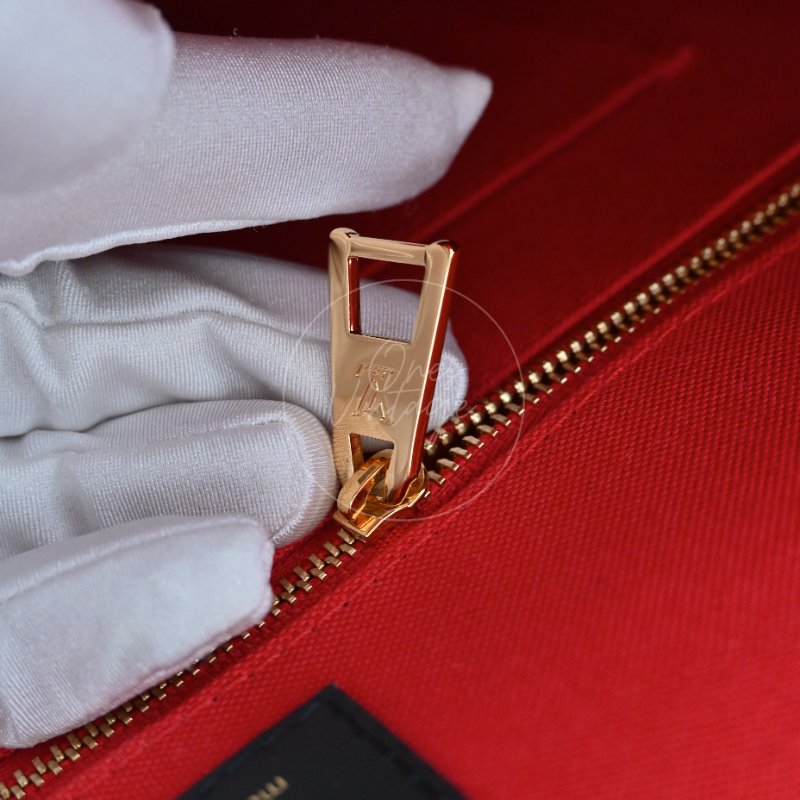 中古 路易威登 LOUIS VUITTON OnTheGo GM棕色 金釦 老花托特包 M45320-24