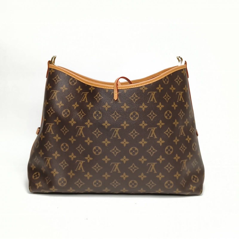 LOUIS VUITTON CARRYALL中號39配子袋老花PVC金扣晶片-2