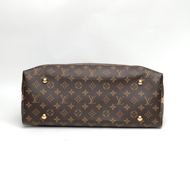 LOUIS VUITTON CARRYALL中號39配子袋老花PVC金扣晶片-3