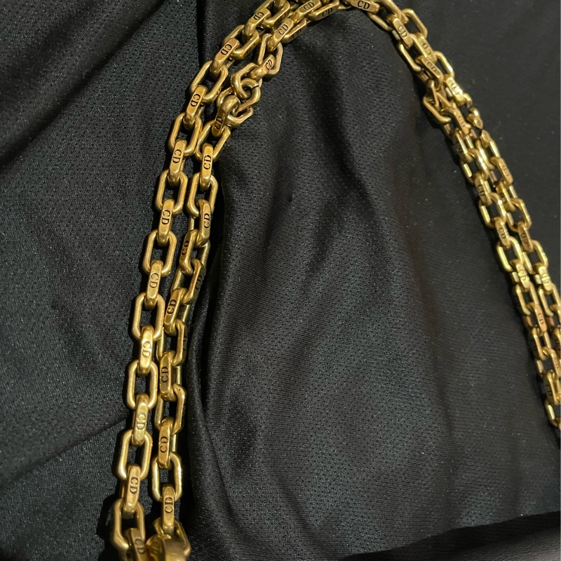 Christian Dior J'ADIOR金釦黑鍊包 側背包 （25x7x17)-18
