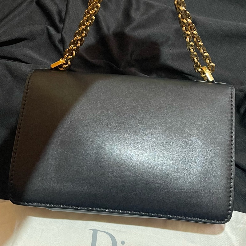 Christian Dior J'ADIOR金釦黑鍊包 側背包 （25x7x17)-22