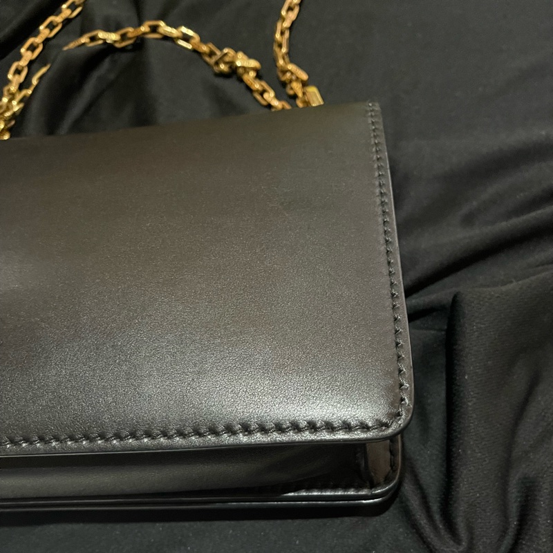 Christian Dior J'ADIOR金釦黑鍊包 側背包 （25x7x17)-25
