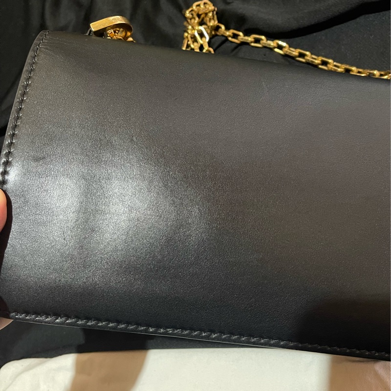 Christian Dior J'ADIOR金釦黑鍊包 側背包 （25x7x17)-27