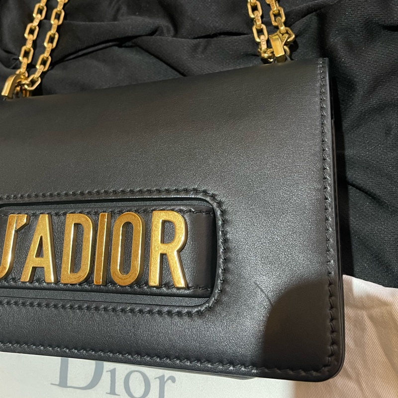 Christian Dior J'ADIOR金釦黑鍊包 側背包 （25x7x17)-28