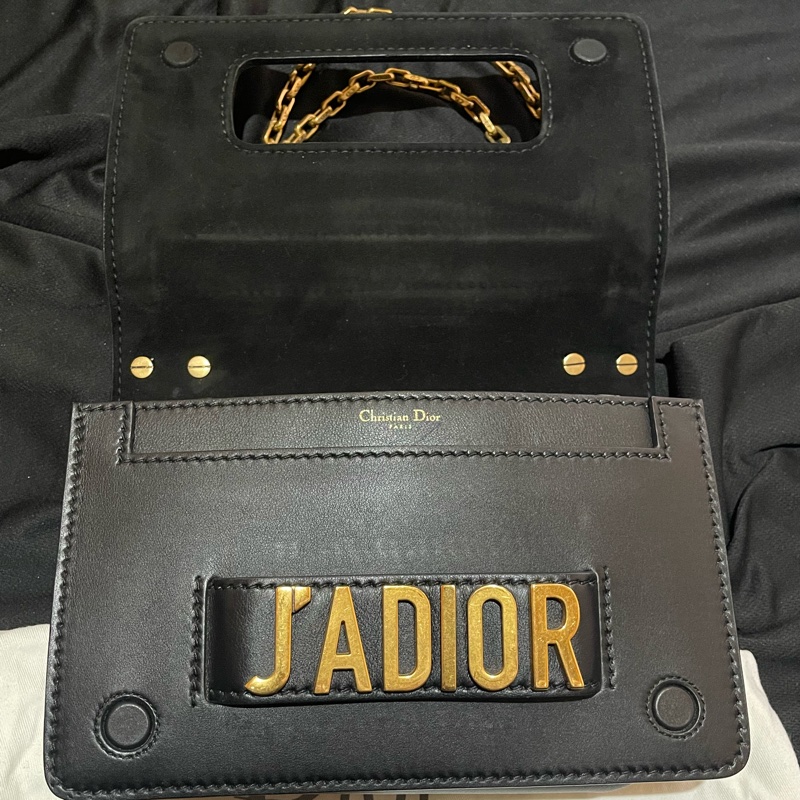 Christian Dior J'ADIOR金釦黑鍊包 側背包 （25x7x17)-37
