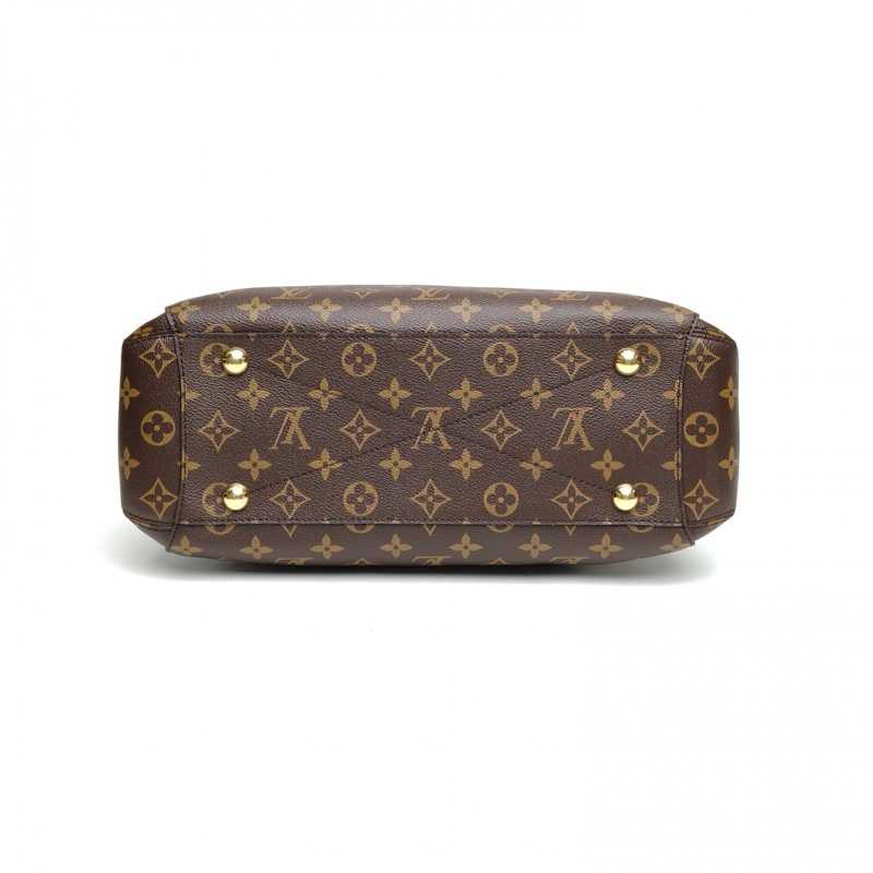 LOUIS VUITTON Montaigne蒙田中號33老花PVC金扣2018-3