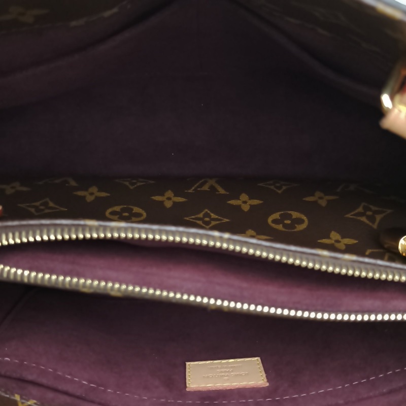 LOUIS VUITTON Montaigne蒙田中號33老花PVC金扣2018-4