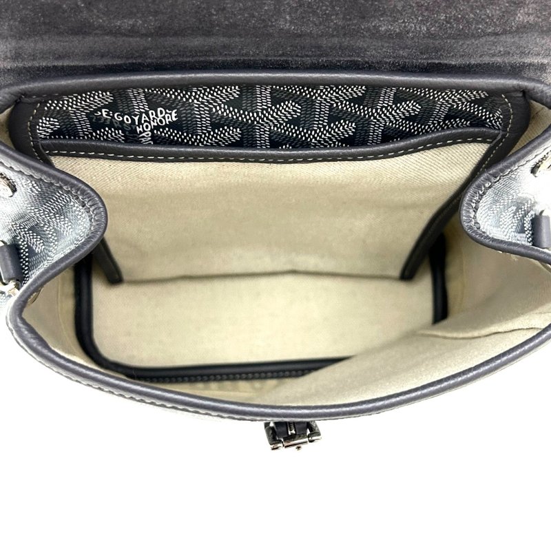 GOYARD 灰色Y字Alpin mini後背包19*20*9 98新配件塵袋-5