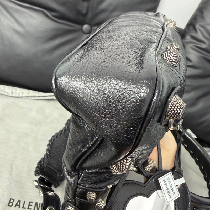 BALENCIAGA 巴黎世家黑銀neo cagole-8