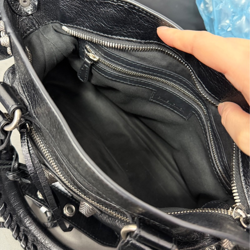BALENCIAGA 巴黎世家黑銀neo cagole-9