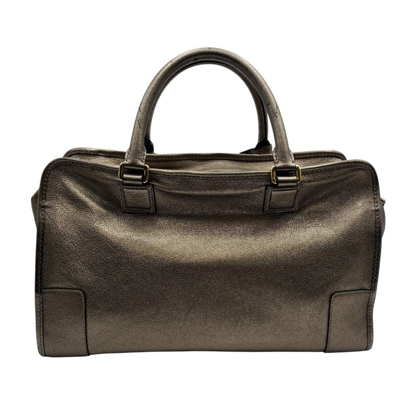 【美收精品】LOEWE 古銅色皮革手提包 C-530【隔月月中將轉賣至日本 上架期限30天】-1