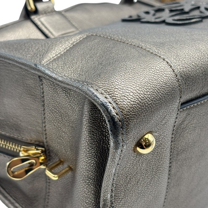 【美收精品】LOEWE 古銅色皮革手提包 C-530【隔月月中將轉賣至日本 上架期限30天】-8