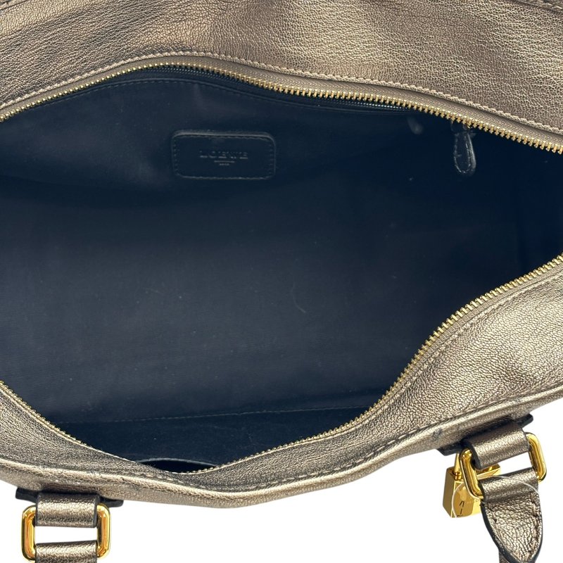 【美收精品】LOEWE 古銅色皮革手提包 C-530【隔月月中將轉賣至日本 上架期限30天】-13