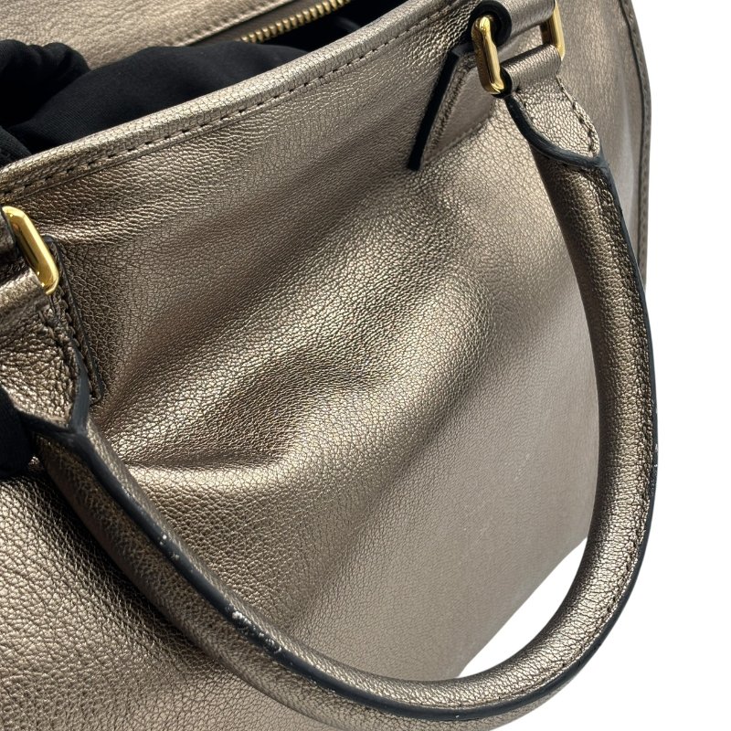 【美收精品】LOEWE 古銅色皮革手提包 C-530【隔月月中將轉賣至日本 上架期限30天】-14