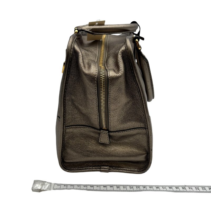【美收精品】LOEWE 古銅色皮革手提包 C-530【隔月月中將轉賣至日本 上架期限30天】-18