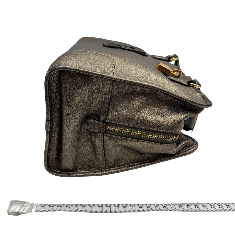 【美收精品】LOEWE 古銅色皮革手提包 C-530【隔月月中將轉賣至日本 上架期限30天】-19