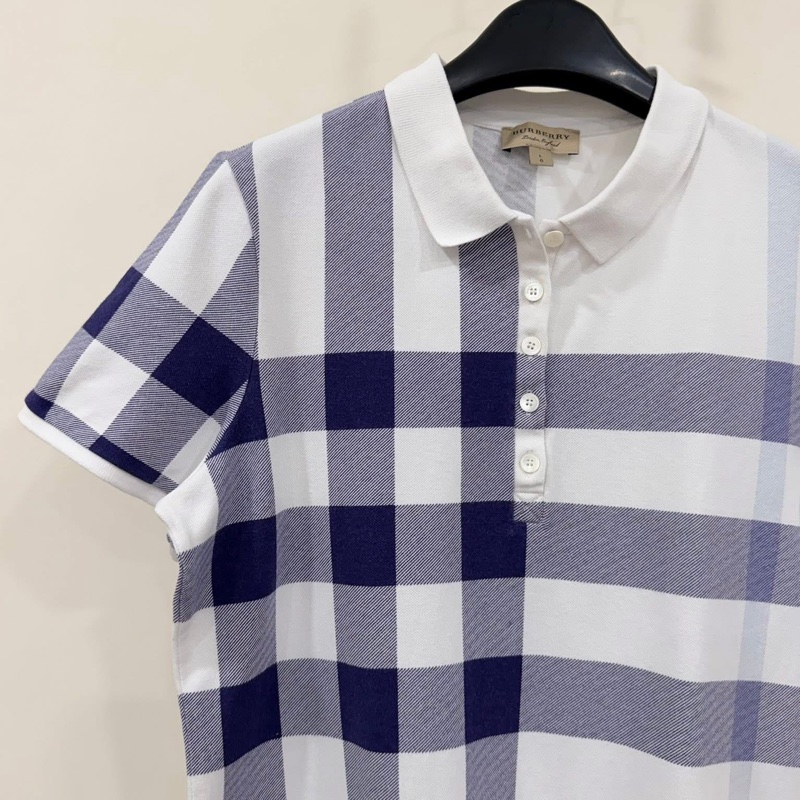 BURBERRY 英標 大格紋POLO-4