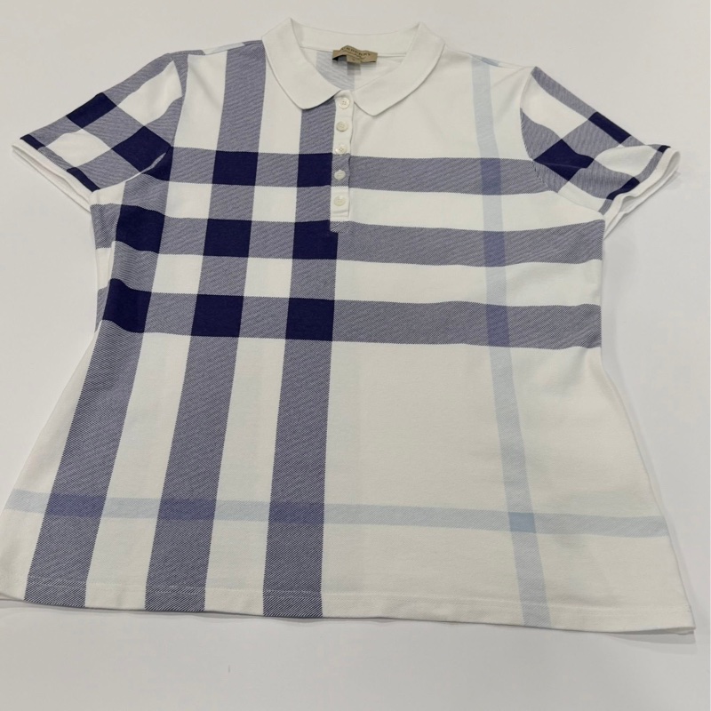 BURBERRY 英標 大格紋POLO-7