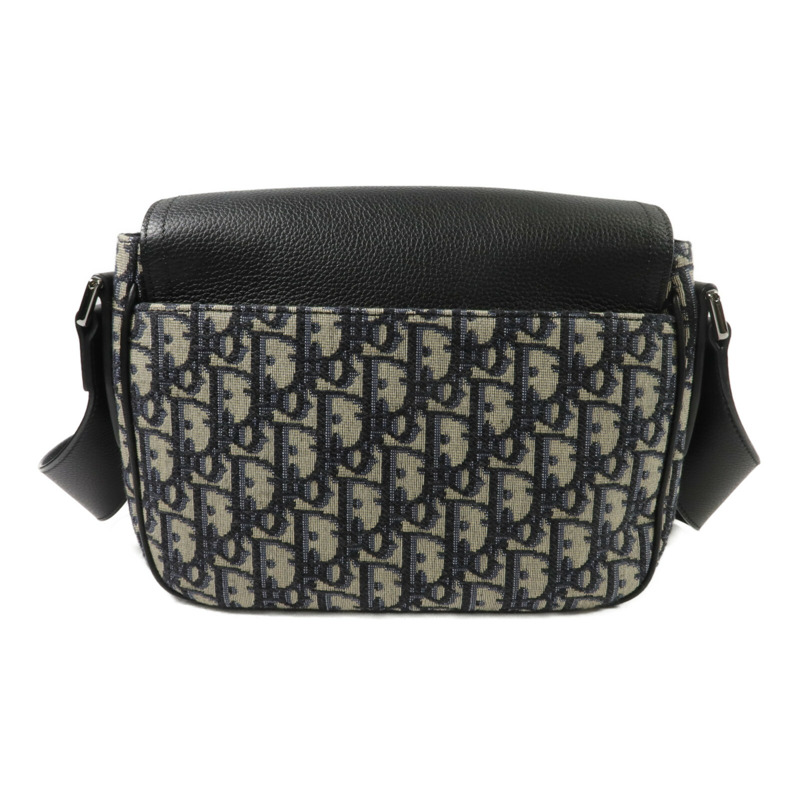 Dior 帆布/皮革Mini Saddle Messenger肩背袋-1