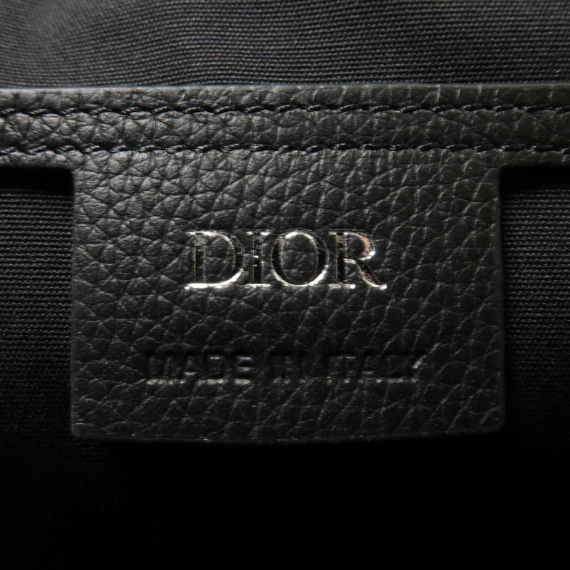 Dior 帆布/皮革Mini Saddle Messenger肩背袋-5
