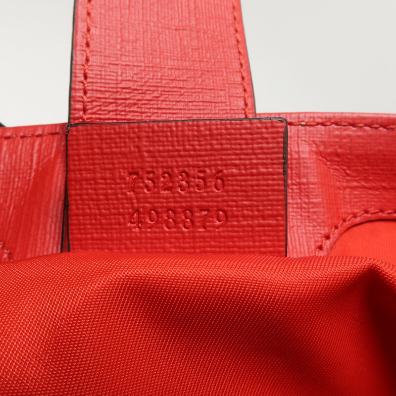 GUCCI 塗層帆布Bucket Bag手挽袋-6