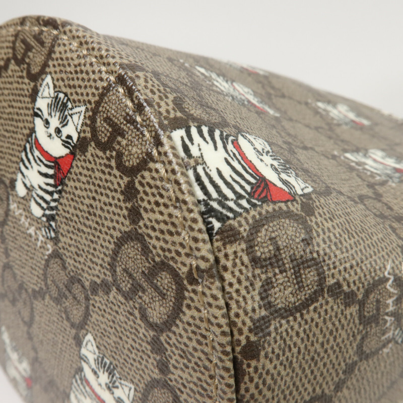 GUCCI 塗層帆布Bucket Bag手挽袋-10