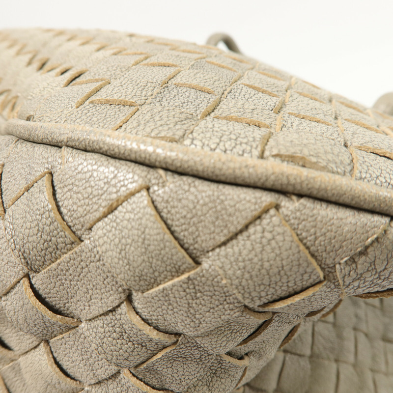 BOTTEGA VENETA 織紋皮革Handbag手挽袋-10