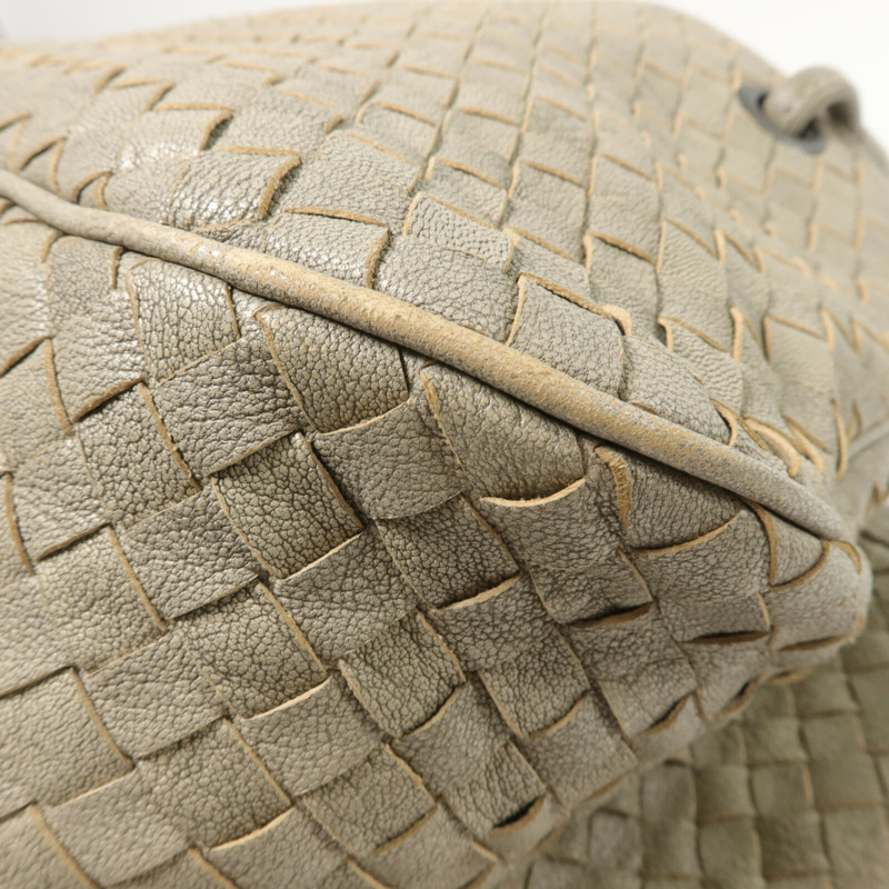 BOTTEGA VENETA 織紋皮革Handbag手挽袋-12