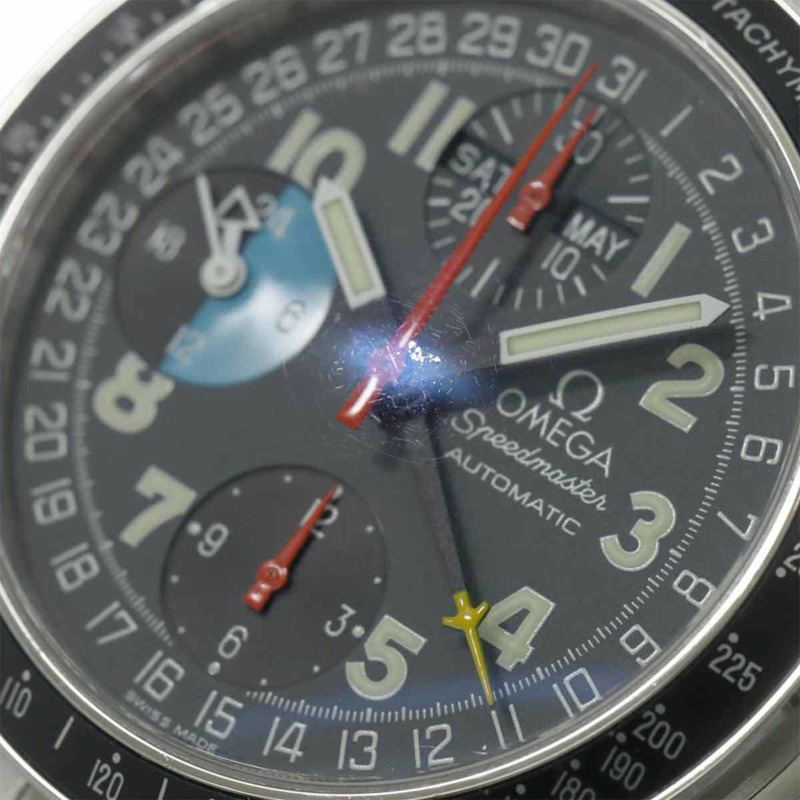歐米茄超霸系列 Mark 40 AM PM 三曆腕錶 3520 53 男士腕錶,灰色,自動上鍊機芯-6