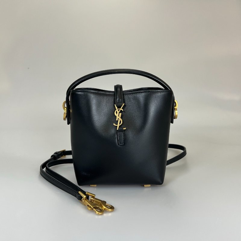 YSL 黑金LE 37 MINI 水桶包-0