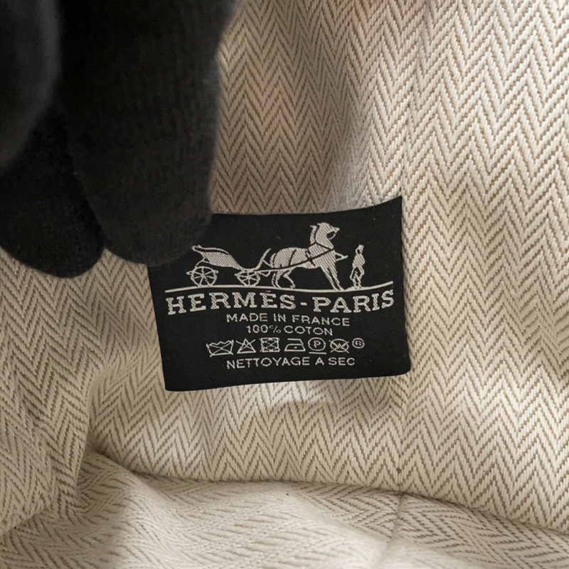 Hermes 手提包 Bride à Black PM Marine 帆布 HERMES-11