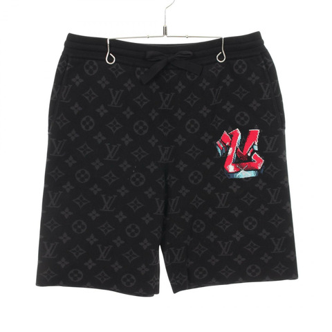 路易威登 LV 塗鴉 Monogram 短褲 #M RM222M JL4 HNN23W 棉質 BK