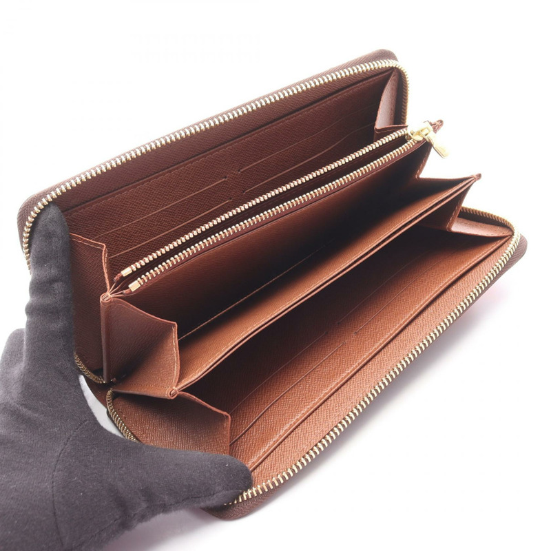 路易威登 Zippy 長版皮夾 M93759 Monogram 玫瑰棕色 二手 LV-2