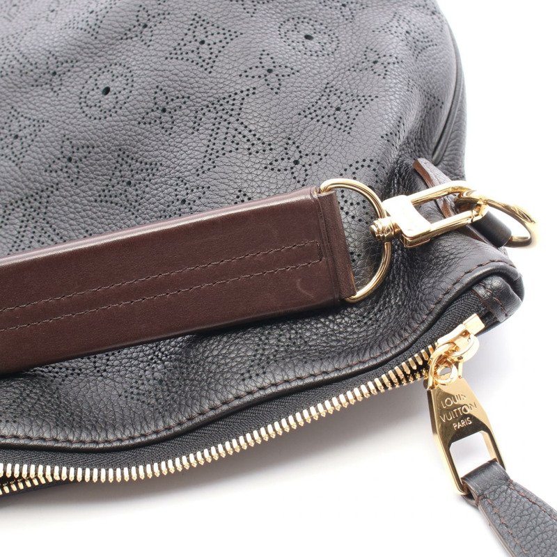 路易威登 Selene PM 單肩手提包 M94314 Monogram Mahina Noir 二手 LV-6