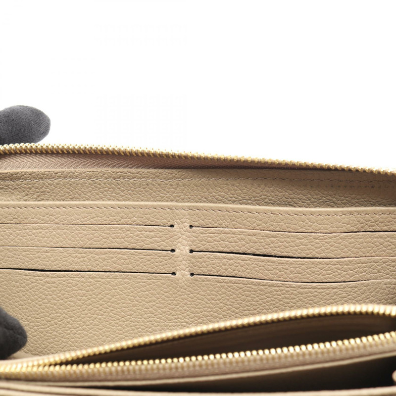 路易威登 Zippy 錢包 圓長錢包 M69034 Monogram empreinte 米色 LV-5