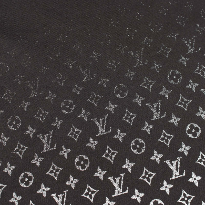 路易威登 Monogram 漸層短袖 T 卹 #M 純棉 黑白 二手-6