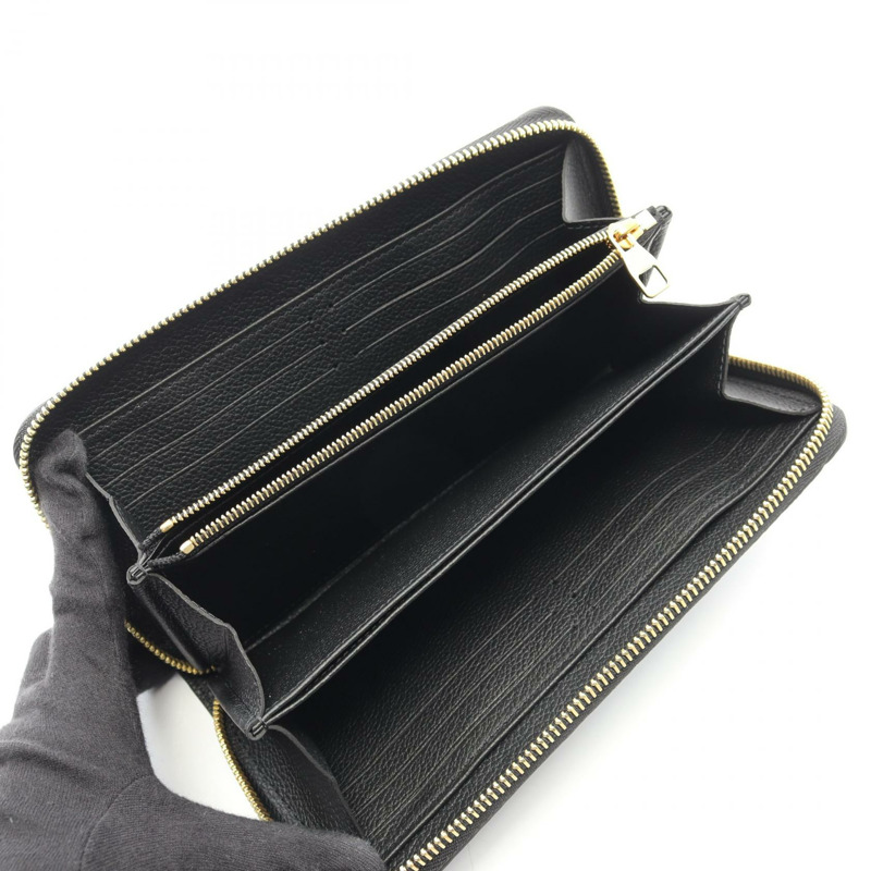 路易威登 Zippy 錢包 周圍長錢包 M61864 Monogram empreinte Noir 二手-2
