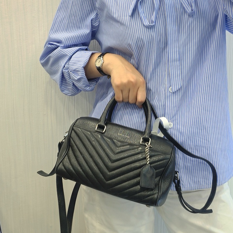 YSL V紋波士頓包-1