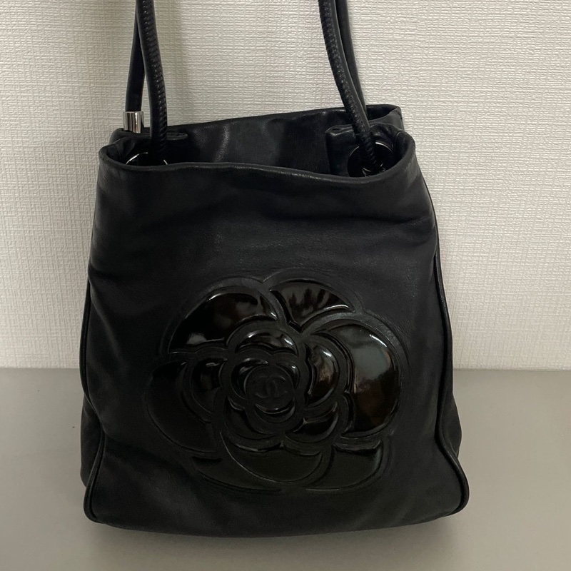 Chanel so black 山茶花托特包-1