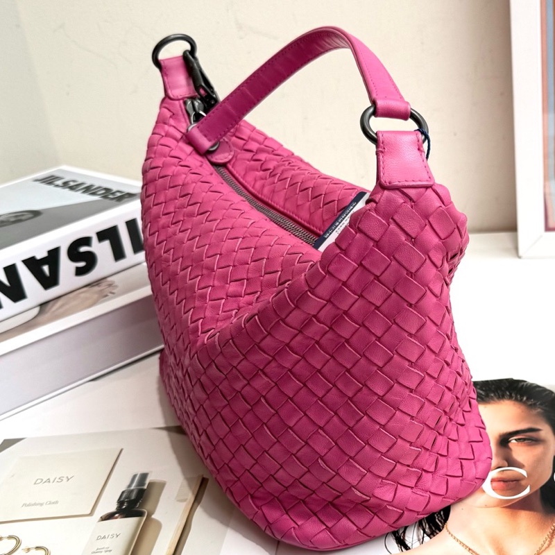Bottega Veneta 葆蝶家 編織飯盒包 底長26。-3