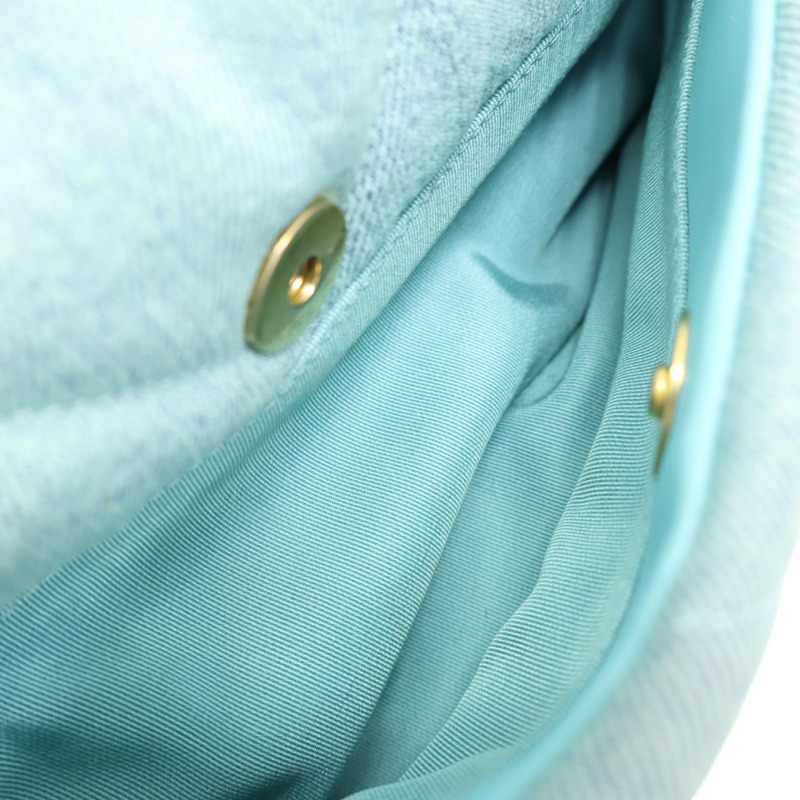 藍色 丹寧布 19 肩背包【CHANEL 香奈兒】 AS1160-4